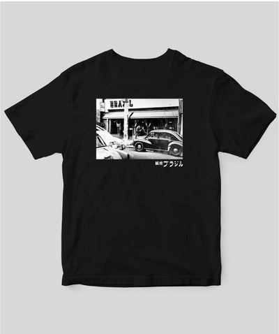 銀座ブラジル グラフィックTシャツ（バックプリント）/ イカロス出版