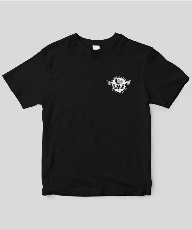 銀座ブラジル ロゴ Tシャツ Type G / イカロス出版