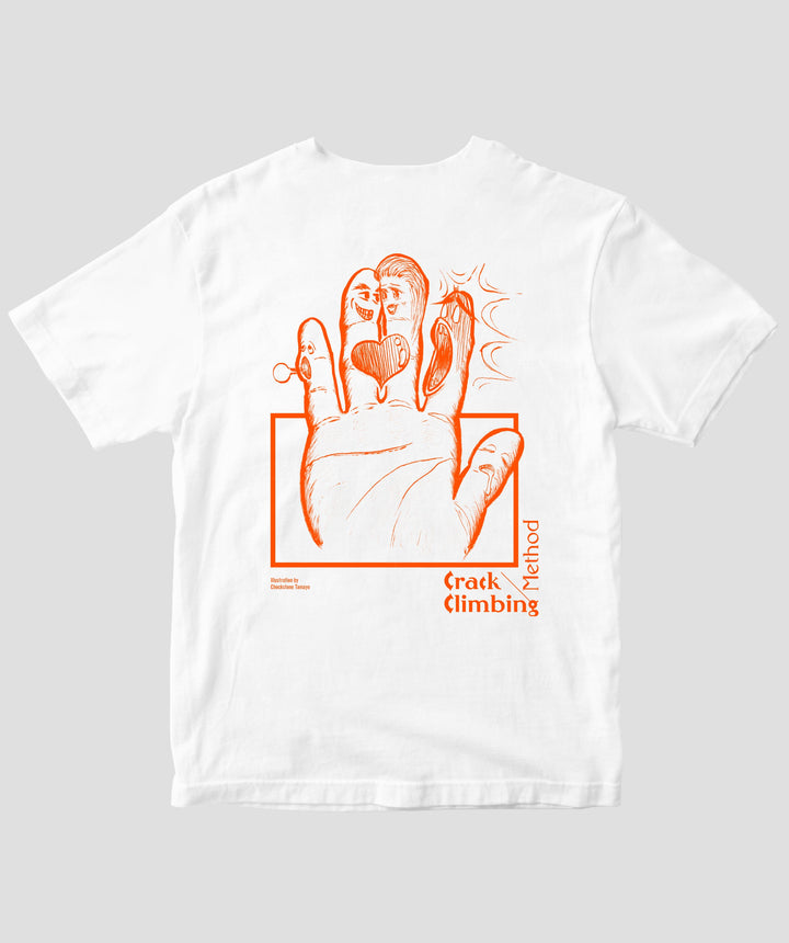 クラッククライミングメソッド / 薬指の時代 Tシャツ（バックプリント