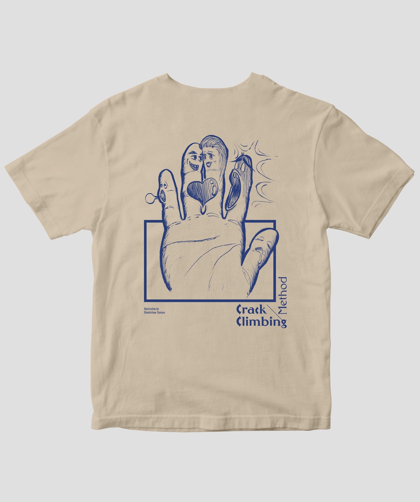 クラッククライミングメソッド / 薬指の時代 Tシャツ（バックプリント 