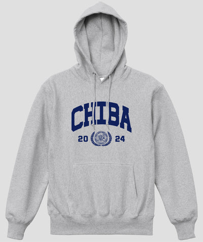 カレッジ風「CHIBA」Type A ヘビーウエイトプルオーバーパーカ（裏起毛） / 声の教育社