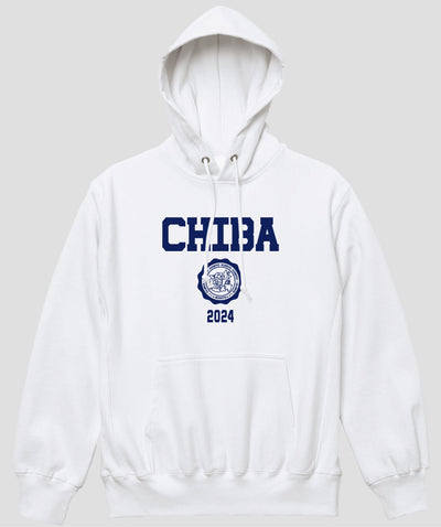 カレッジ風「CHIBA」Type B ヘビーウエイトプルオーバーパーカ（裏起毛） / 声の教育社