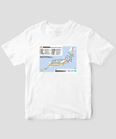 地図とか路線図とか / 『構造線路線図』Tシャツ / イカロス出版