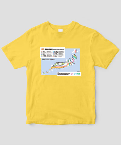 地図とか路線図とか / 『構造線路線図』Tシャツ / イカロス出版