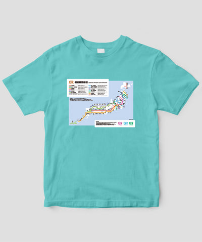 地図とか路線図とか / 『構造線路線図』Tシャツ / イカロス出版