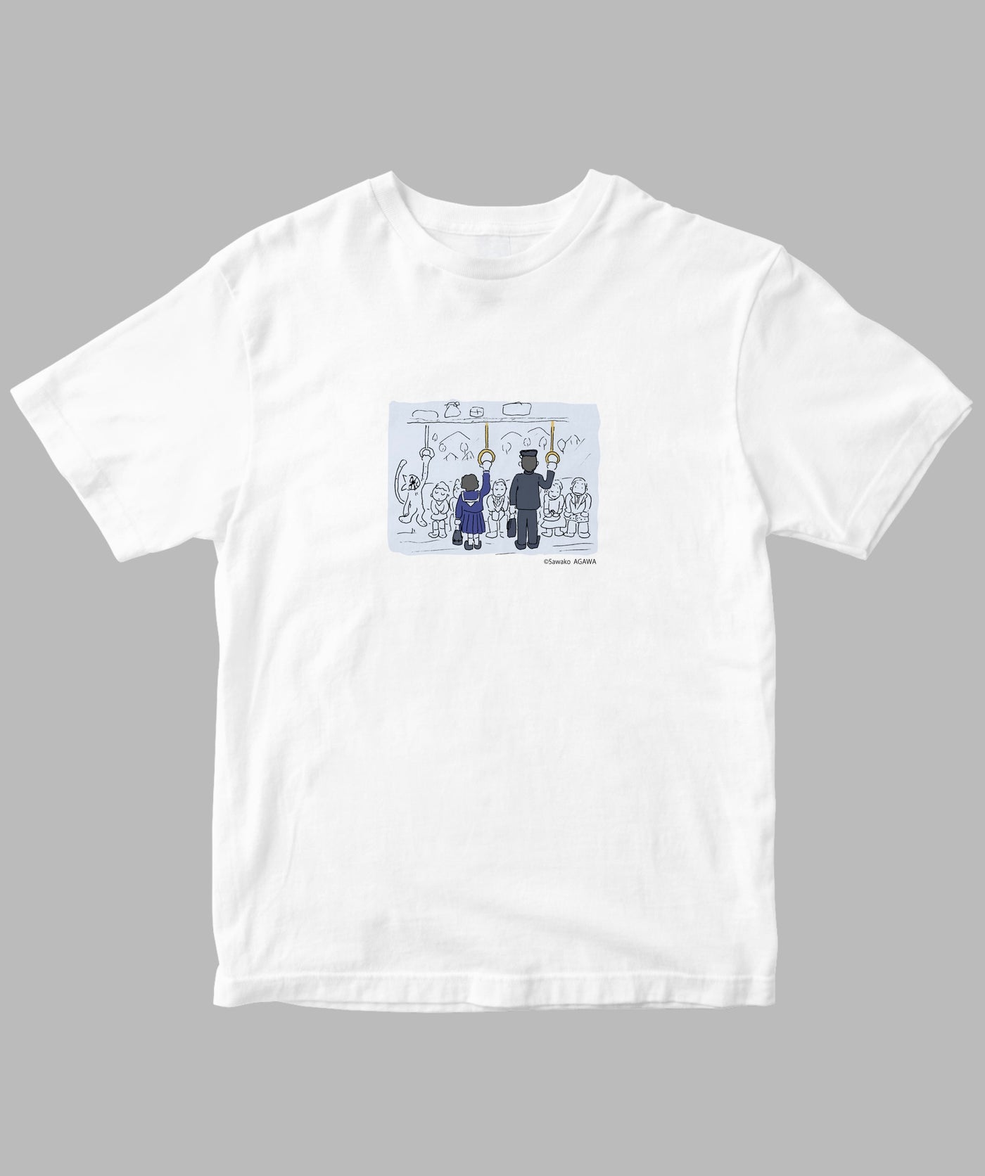 阿川佐和子 / だいたいしあわせ イラストTシャツ 愛しの君へ  / 晶文社