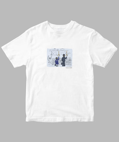 阿川佐和子 / だいたいしあわせ イラストTシャツ 愛しの君へ  / 晶文社