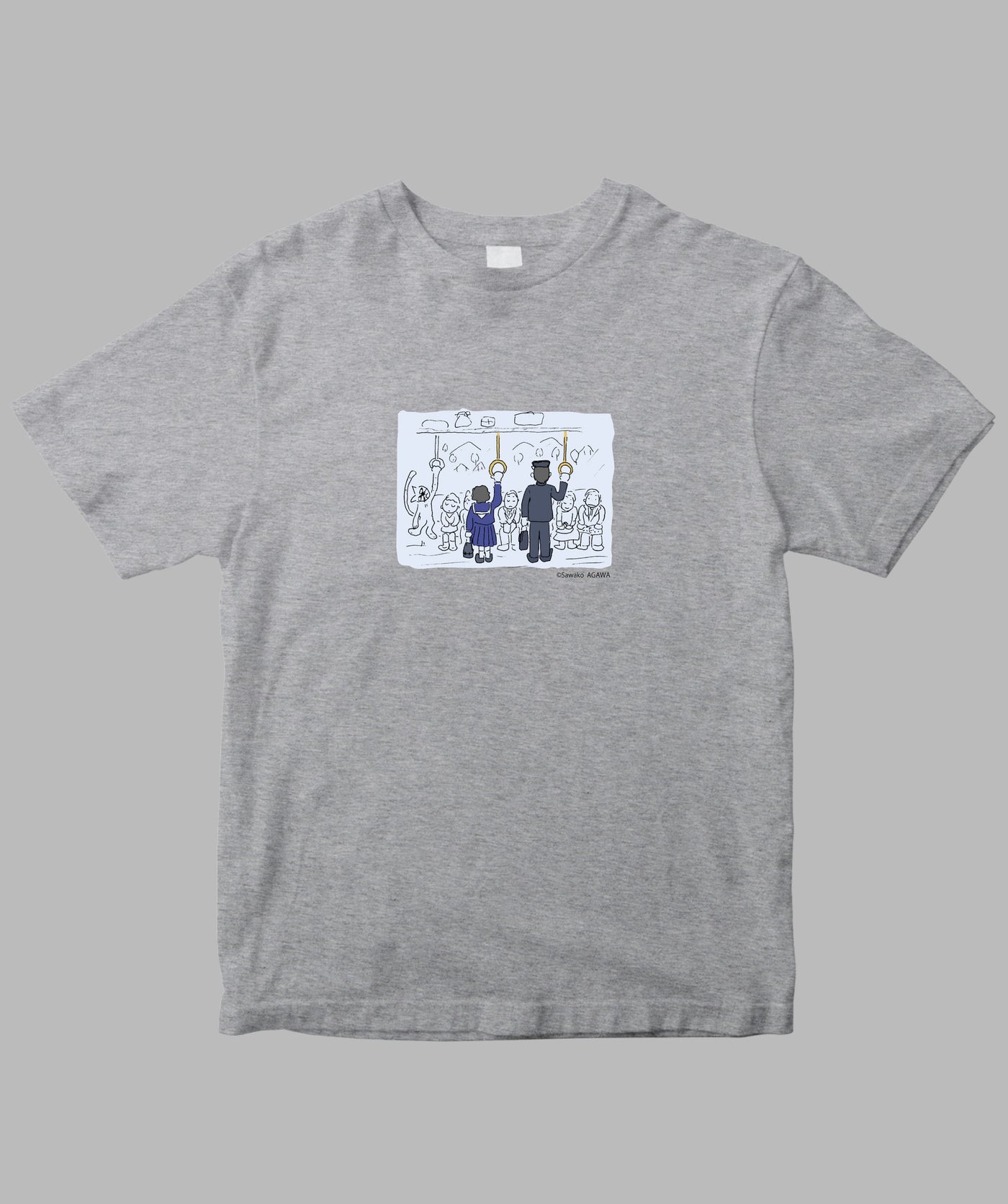 阿川佐和子 / だいたいしあわせ イラストTシャツ 愛しの君へ  / 晶文社