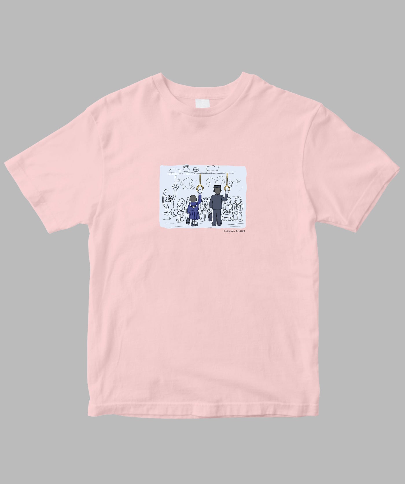 阿川佐和子 / だいたいしあわせ イラストTシャツ 愛しの君へ  / 晶文社