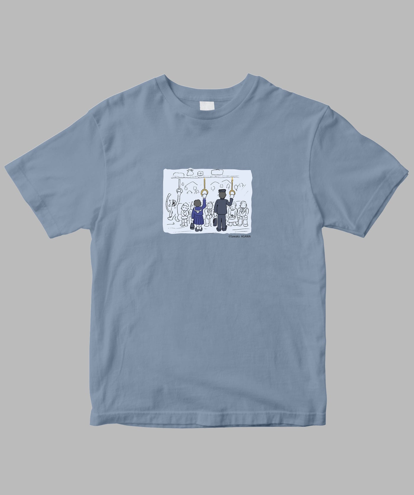 阿川佐和子 / だいたいしあわせ イラストTシャツ 愛しの君へ  / 晶文社