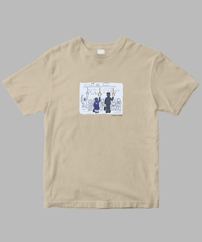阿川佐和子 / だいたいしあわせ イラストTシャツ 愛しの君へ  / 晶文社