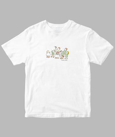 阿川佐和子 / だいたいしあわせ イラストTシャツ ひとりの不安 / 晶文社
