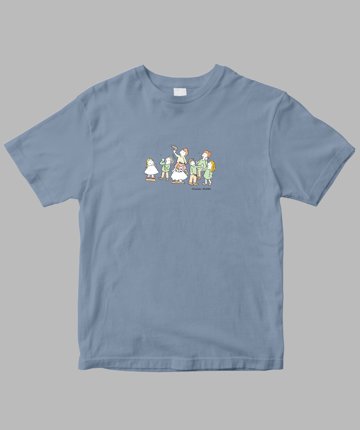 阿川佐和子 / だいたいしあわせ イラストTシャツ ひとりの不安 / 晶文社