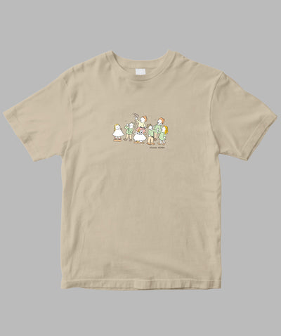 阿川佐和子 / だいたいしあわせ イラストTシャツ ひとりの不安 / 晶文社