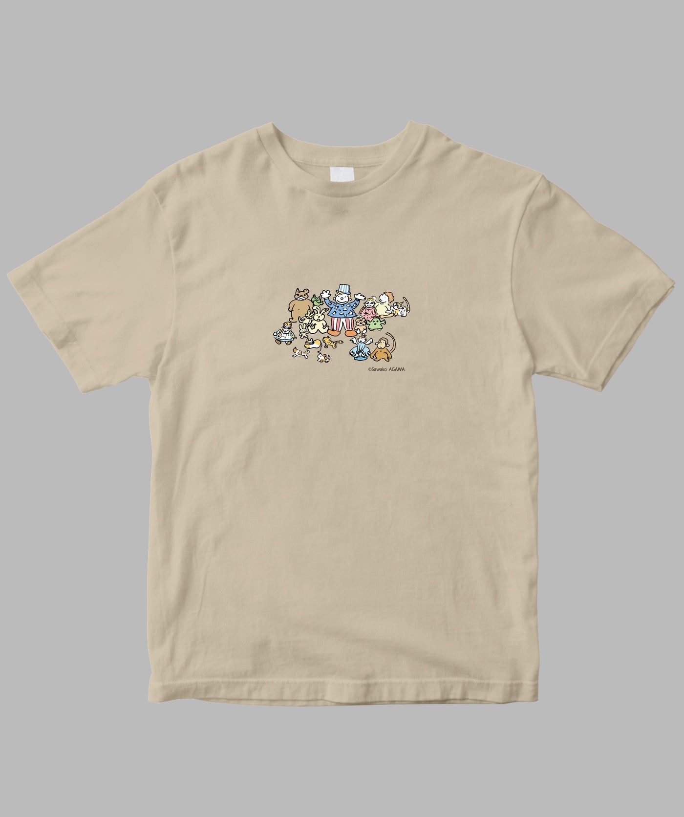 阿川佐和子 / だいたいしあわせ イラストTシャツ 人形の家 / 晶文社