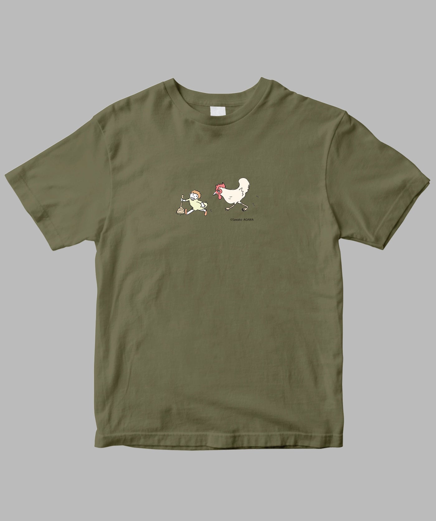 阿川佐和子 / だいたいしあわせ イラストTシャツ 一年の計 / 晶文社
