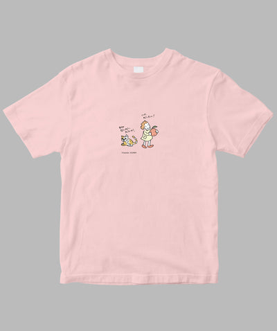阿川佐和子 / だいたいしあわせ イラストTシャツ だいたい宣言 / 晶文社