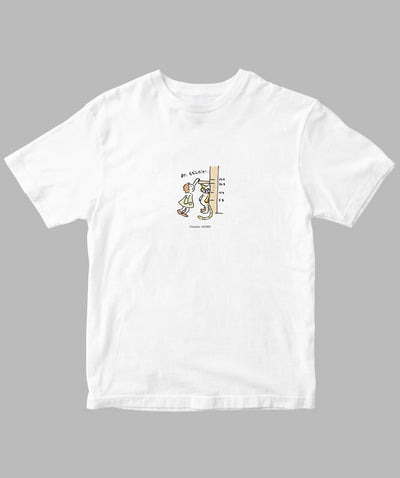 阿川佐和子 / だいたいしあわせ イラストTシャツ 柱のキズは / 晶文社