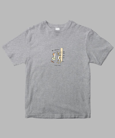 阿川佐和子 / だいたいしあわせ イラストTシャツ 柱のキズは / 晶文社