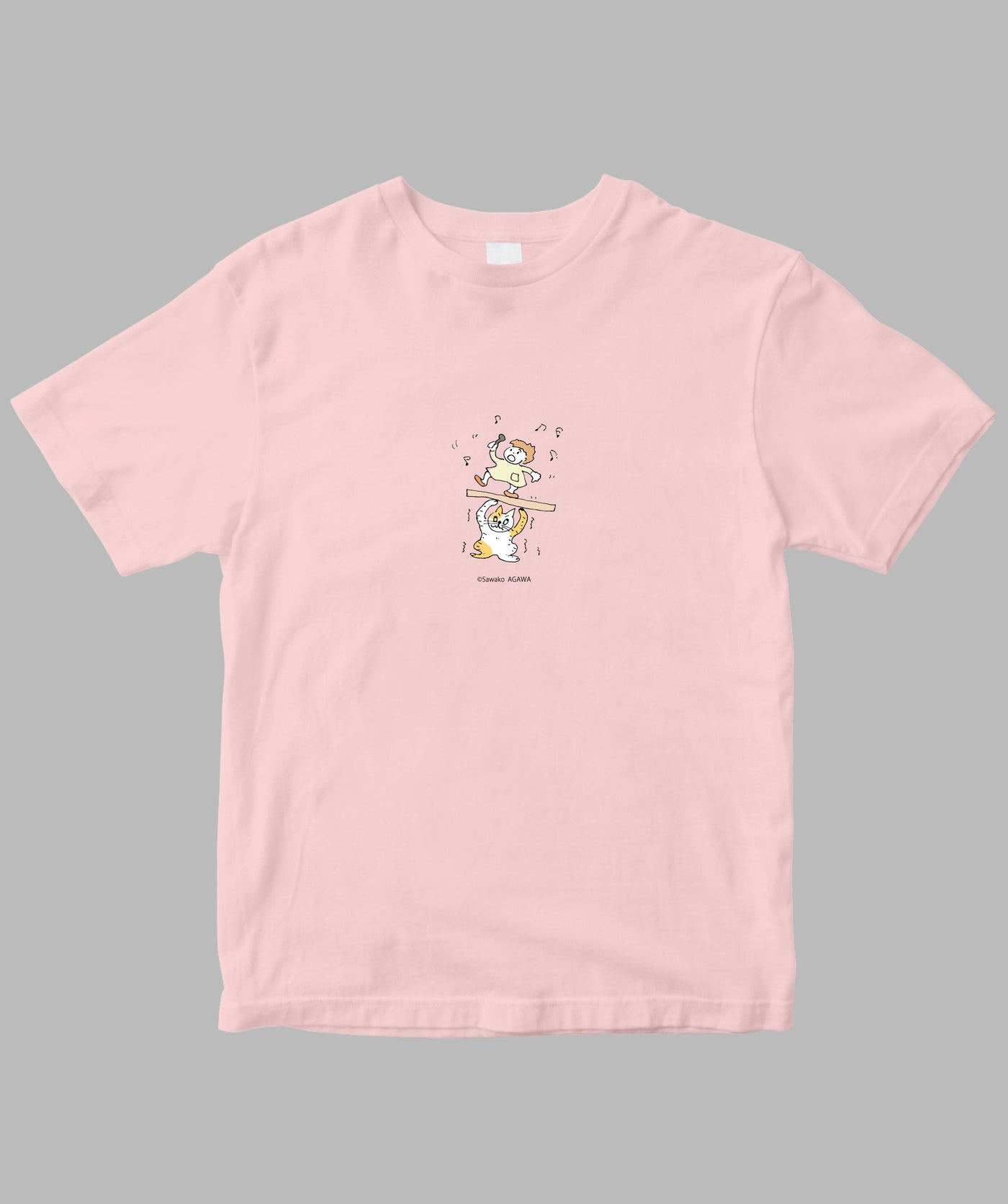 阿川佐和子 / だいたいしあわせ イラストTシャツ ストレスのストレス / 晶文社