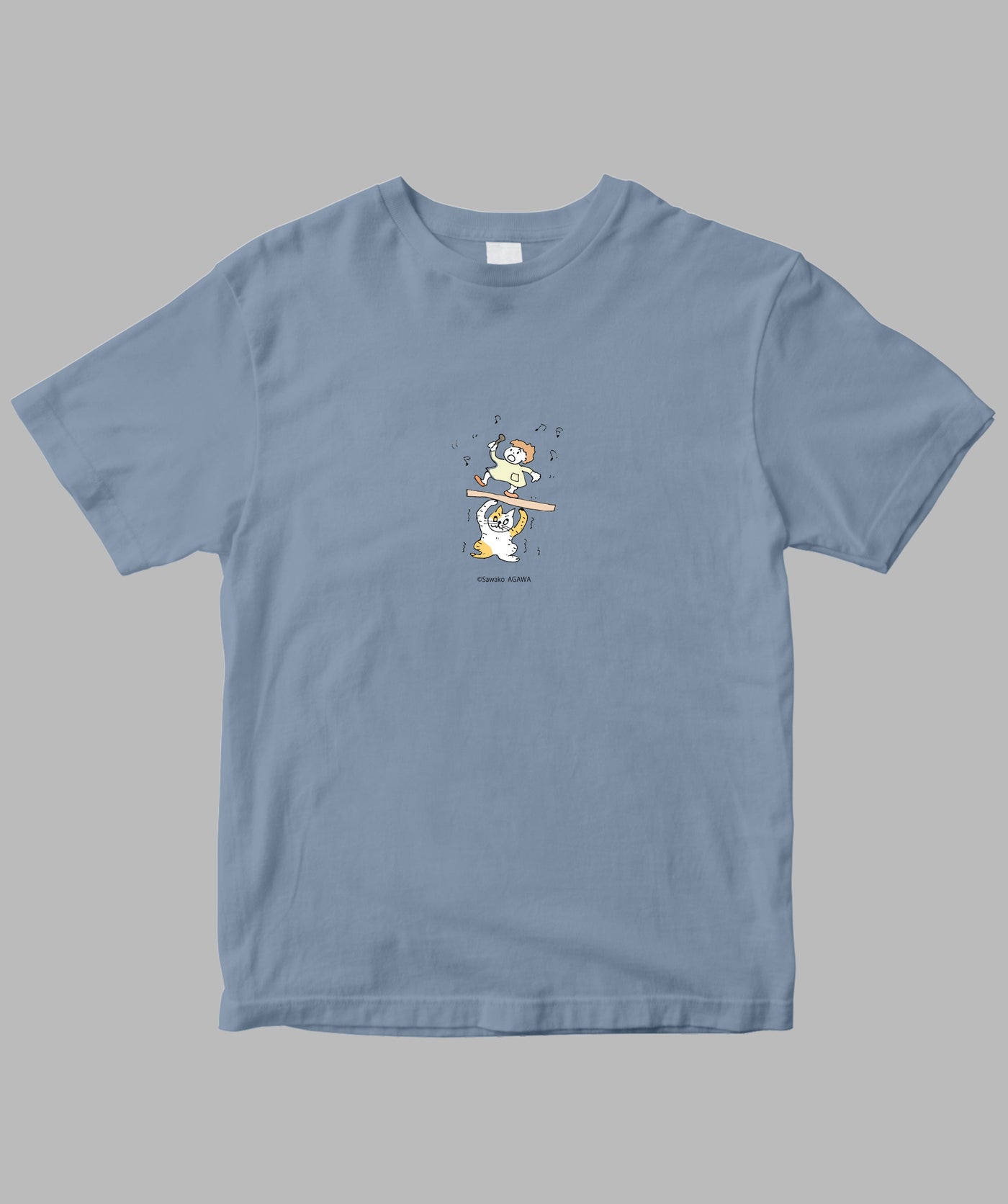 阿川佐和子 / だいたいしあわせ イラストTシャツ ストレスのストレス / 晶文社