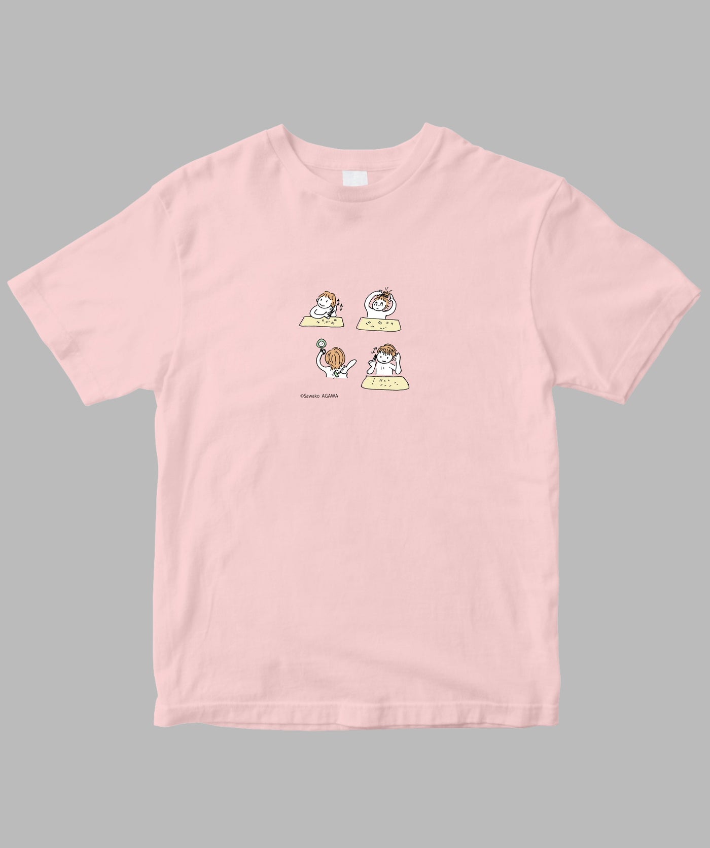 阿川佐和子 / だいたいしあわせ イラストTシャツ セルフカット法 / 晶文社