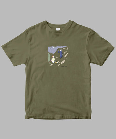 阿川佐和子 / だいたいしあわせ イラストTシャツ 恋の終着駅 / 晶文社