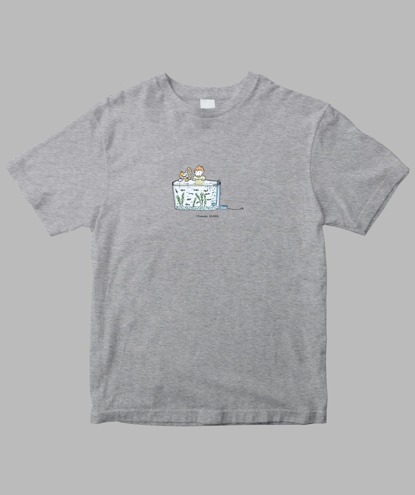 阿川佐和子 / だいたいしあわせ イラストTシャツ ペットのうち / 晶文社