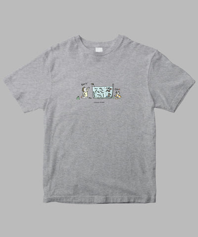 阿川佐和子 / だいたいしあわせ イラストTシャツ メダカの子 / 晶文社
