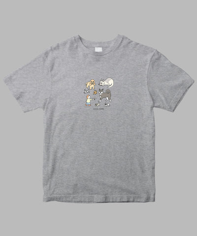 阿川佐和子 / だいたいしあわせ イラストTシャツ 犬と過ごせば / 晶文社