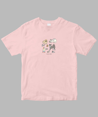阿川佐和子 / だいたいしあわせ イラストTシャツ 犬と過ごせば / 晶文社