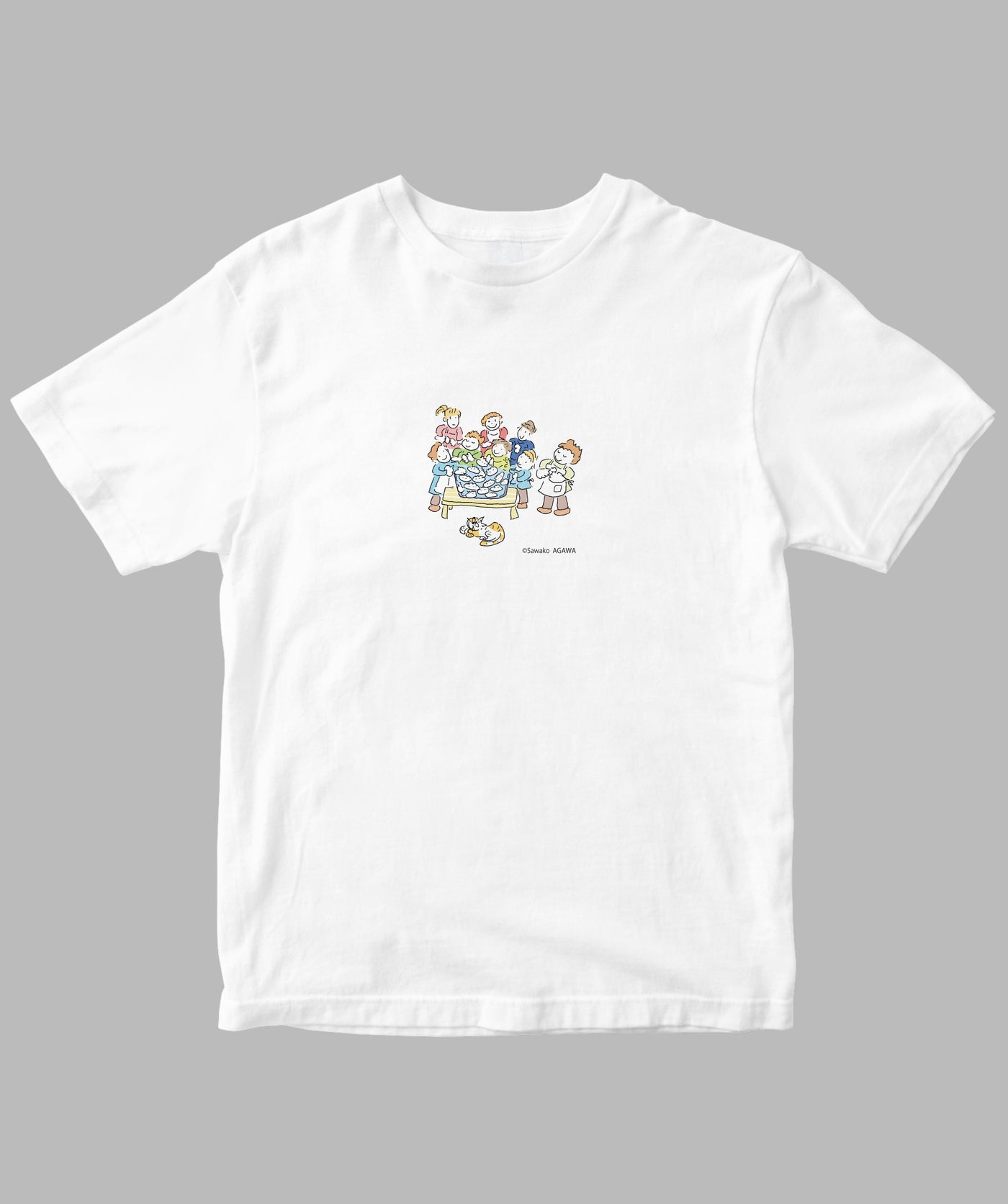 阿川佐和子 / だいたいしあわせ イラストTシャツ たくましき餃子 / 晶文社