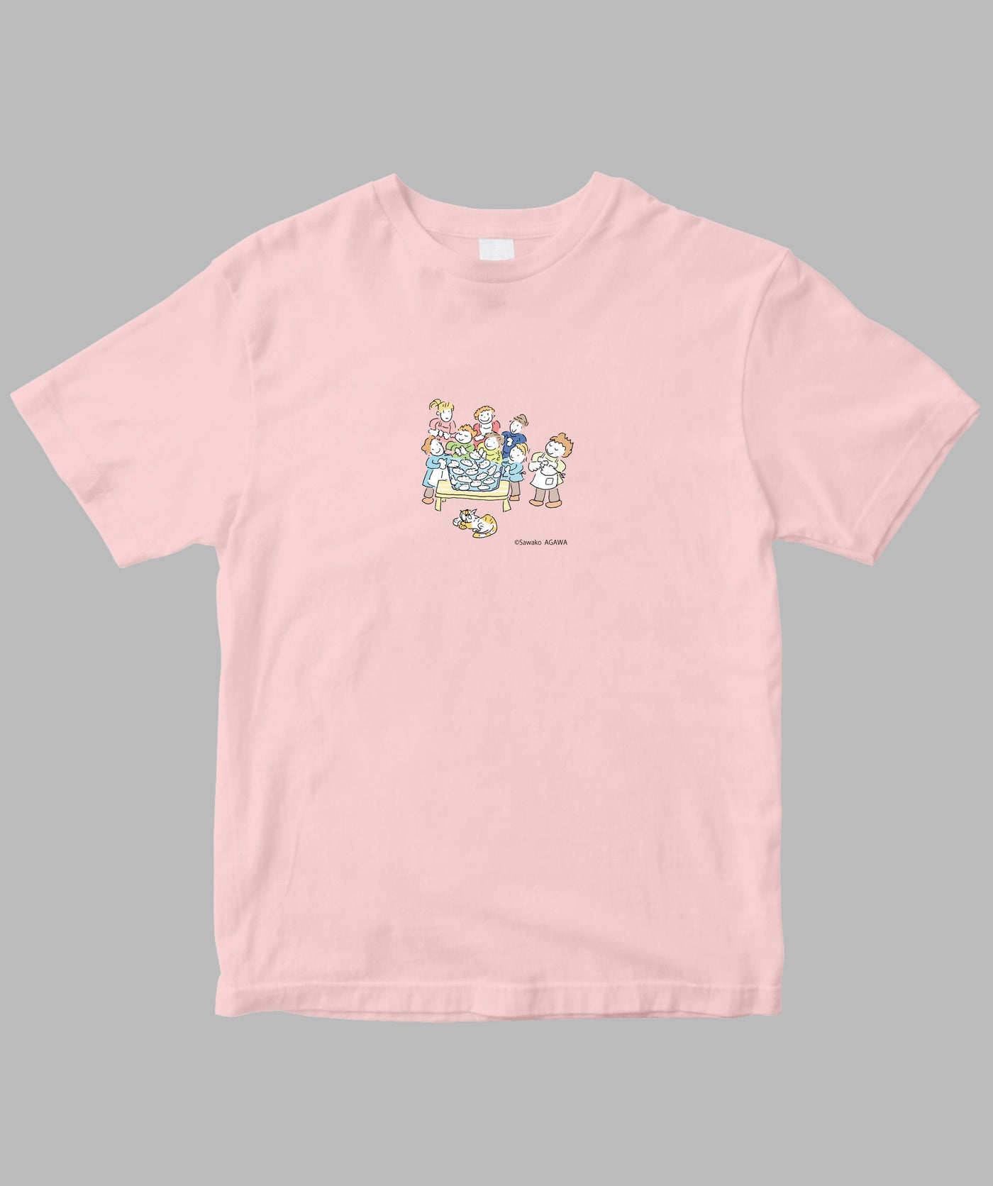 阿川佐和子 / だいたいしあわせ イラストTシャツ たくましき餃子 / 晶文社