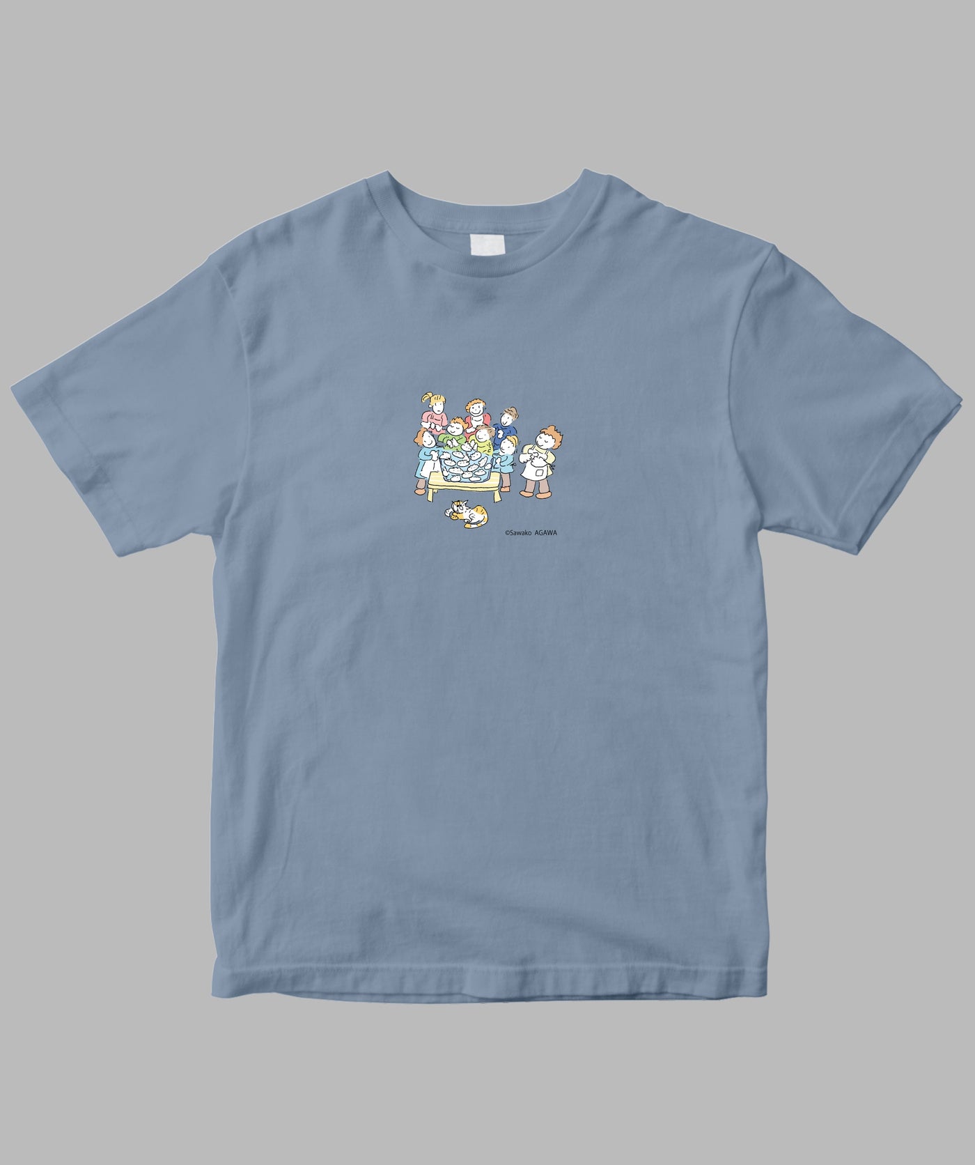 阿川佐和子 / だいたいしあわせ イラストTシャツ たくましき餃子 / 晶文社