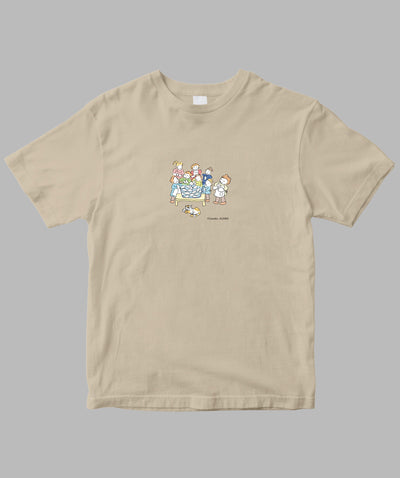 阿川佐和子 / だいたいしあわせ イラストTシャツ たくましき餃子 / 晶文社