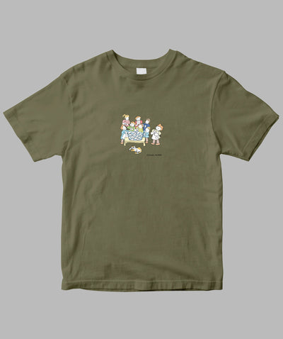 阿川佐和子 / だいたいしあわせ イラストTシャツ たくましき餃子 / 晶文社