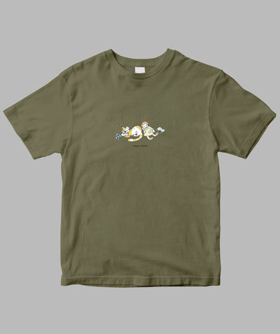 阿川佐和子 / だいたいしあわせ イラストTシャツ 寝入り福 / 晶文社