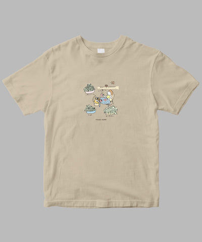 阿川佐和子 / だいたいしあわせ イラストTシャツ 放任の勇気 / 晶文社