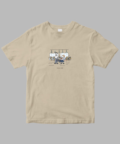 阿川佐和子 / だいたいしあわせ イラストTシャツ アガワタオル / 晶文社
