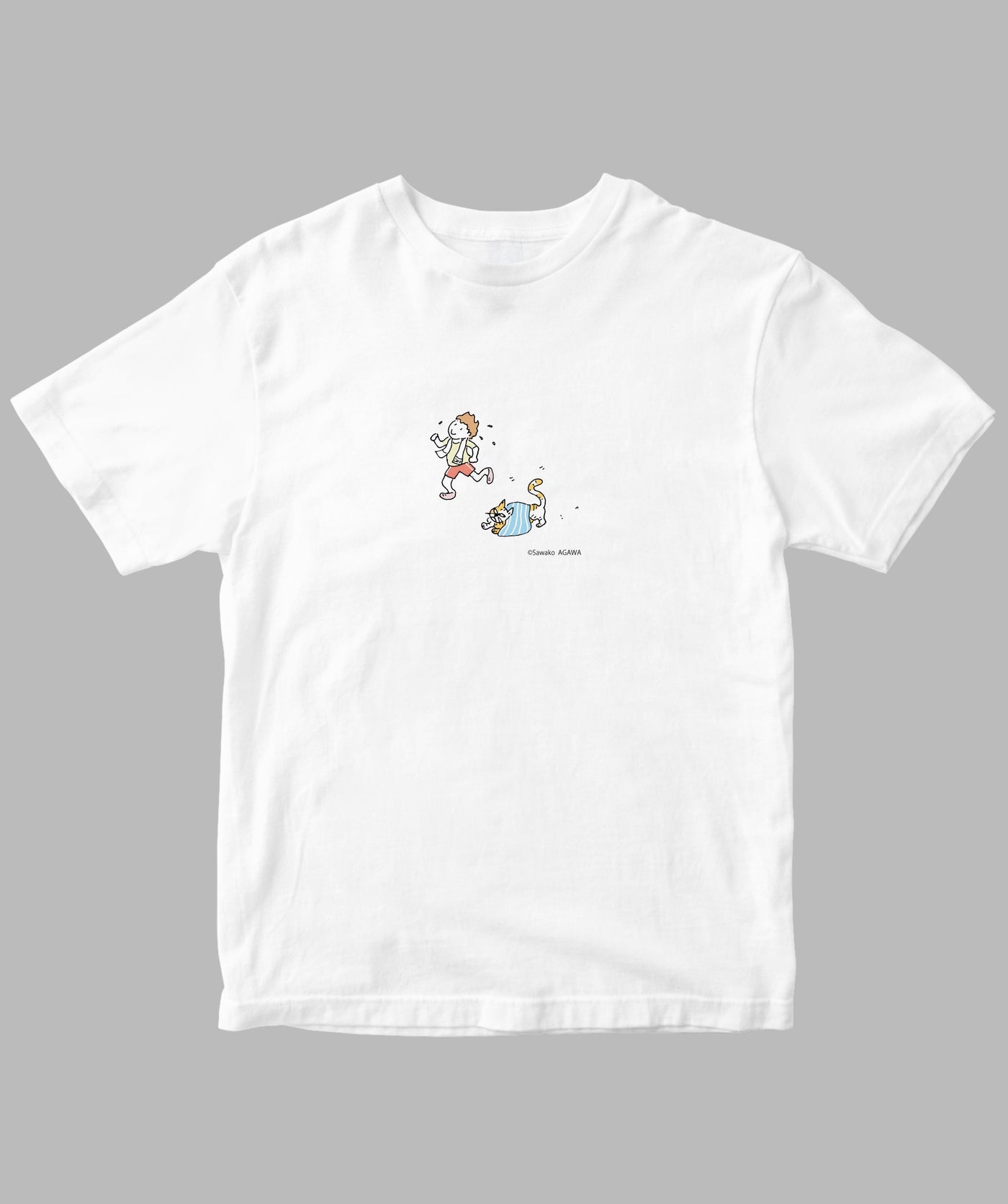 阿川佐和子 / だいたいしあわせ イラストTシャツ へらへらタオル / 晶文社