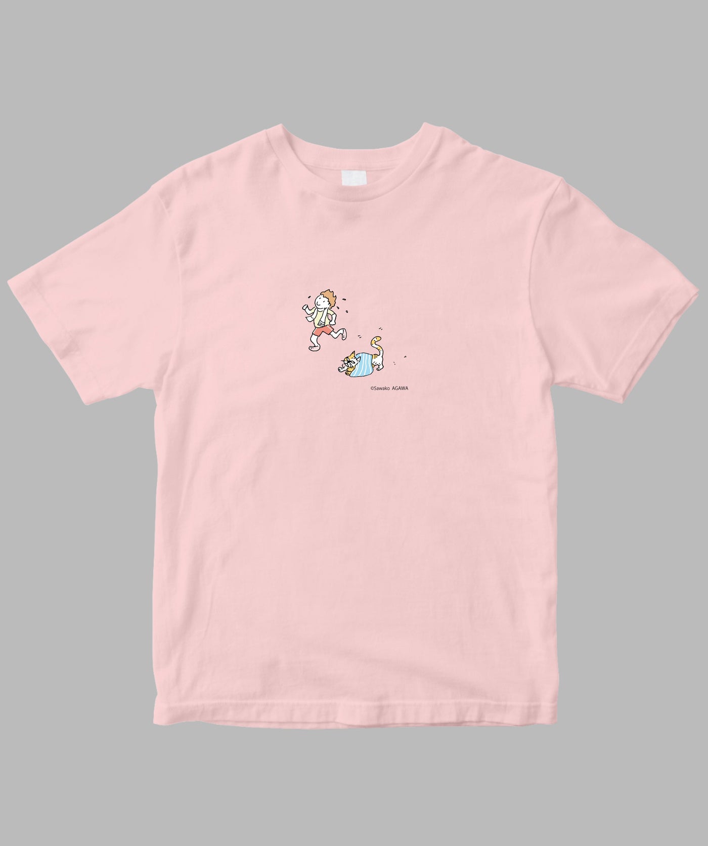 阿川佐和子 / だいたいしあわせ イラストTシャツ へらへらタオル / 晶文社