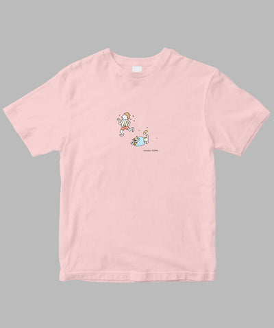 阿川佐和子 / だいたいしあわせ イラストTシャツ へらへらタオル / 晶文社