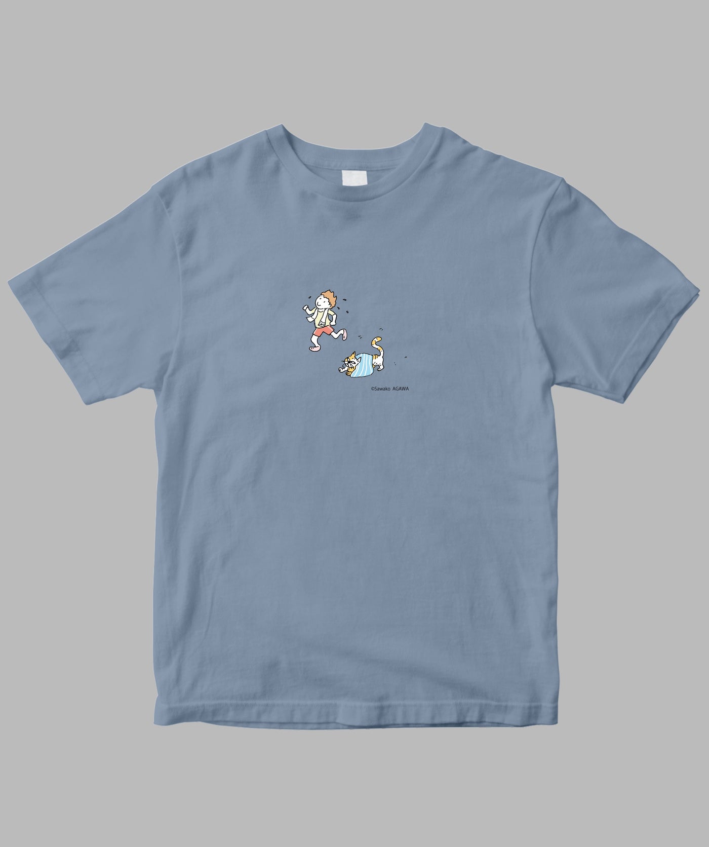 阿川佐和子 / だいたいしあわせ イラストTシャツ へらへらタオル / 晶文社