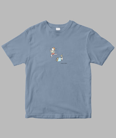 阿川佐和子 / だいたいしあわせ イラストTシャツ へらへらタオル / 晶文社