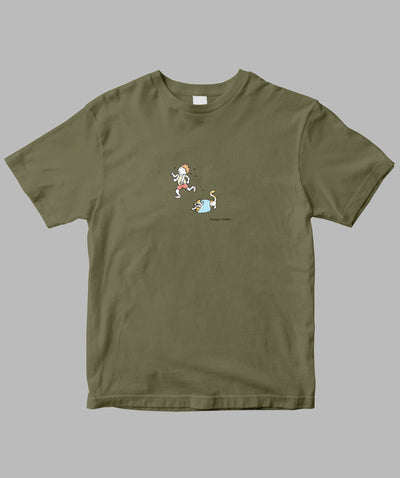 阿川佐和子 / だいたいしあわせ イラストTシャツ へらへらタオル / 晶文社