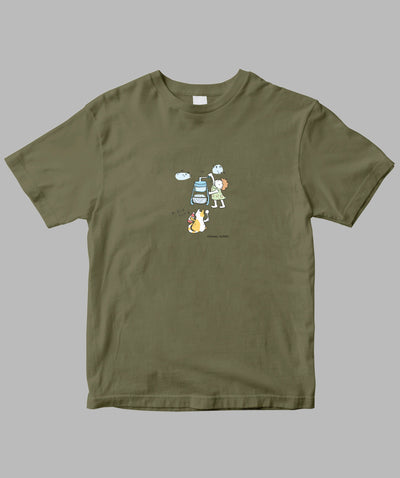 阿川佐和子 / だいたいしあわせ イラストTシャツ 冷や知恵 / 晶文社
