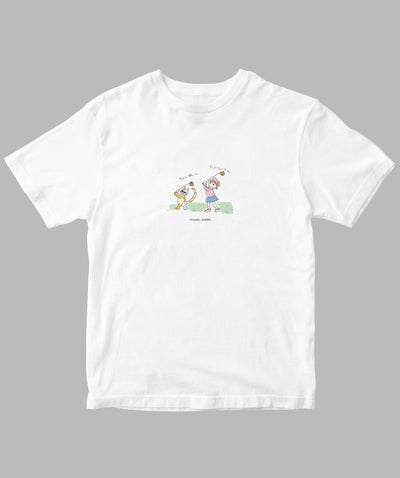 阿川佐和子 / だいたいしあわせ イラストTシャツ 趣味の基準 / 晶文社