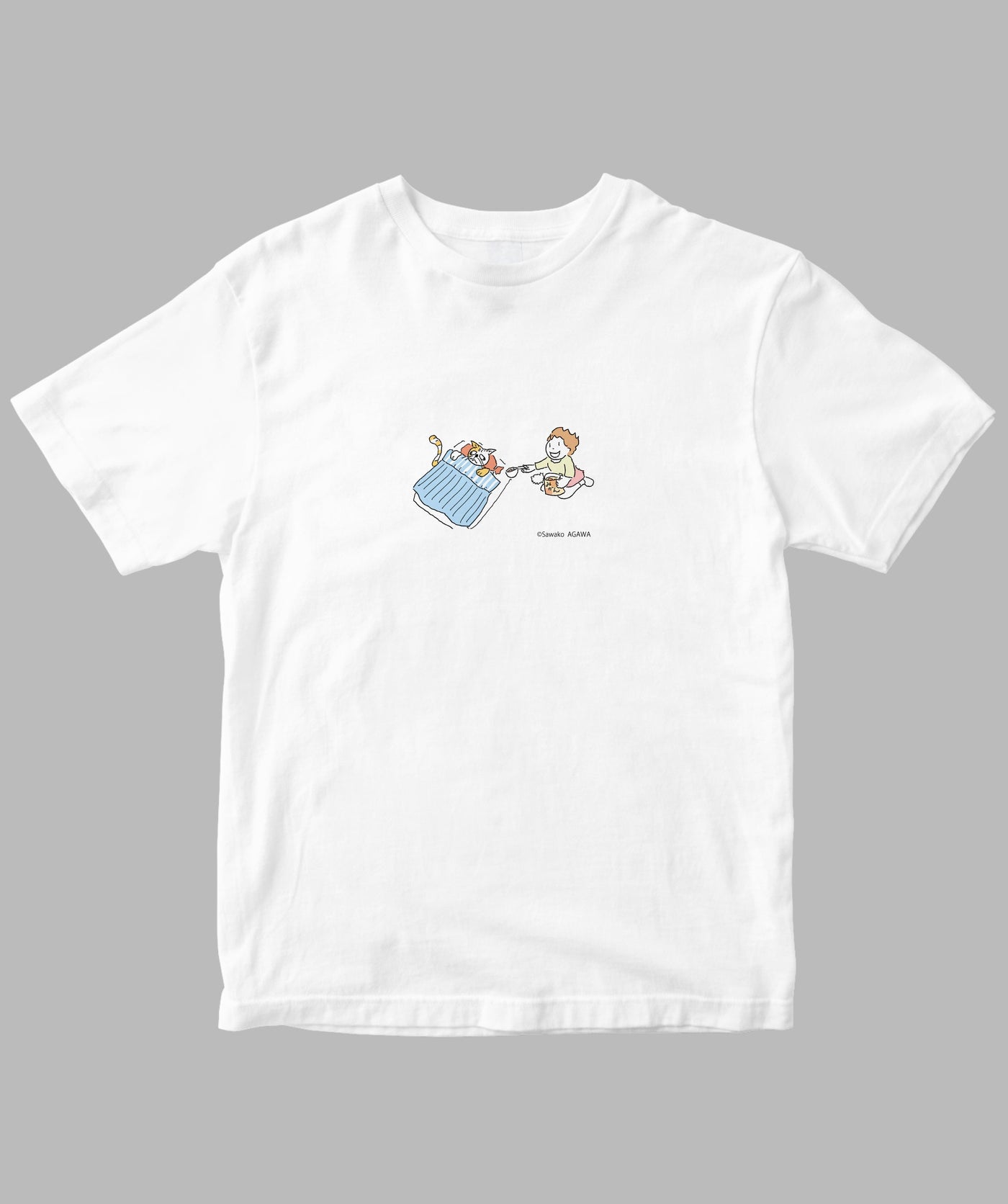 阿川佐和子 / だいたいしあわせ イラストTシャツ 病床の幸 / 晶文社