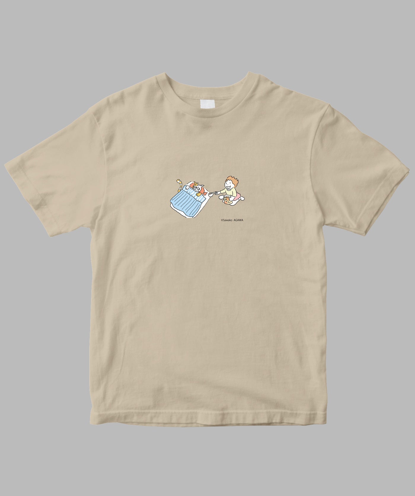 阿川佐和子 / だいたいしあわせ イラストTシャツ 病床の幸 / 晶文社