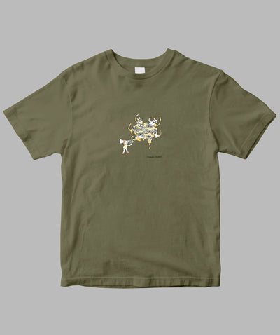 阿川佐和子 / だいたいしあわせ イラストTシャツ おいしい定義 / 晶文社